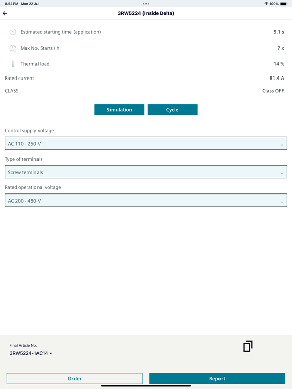 Screenshot #6 pour STS - Soft Starter Simulation