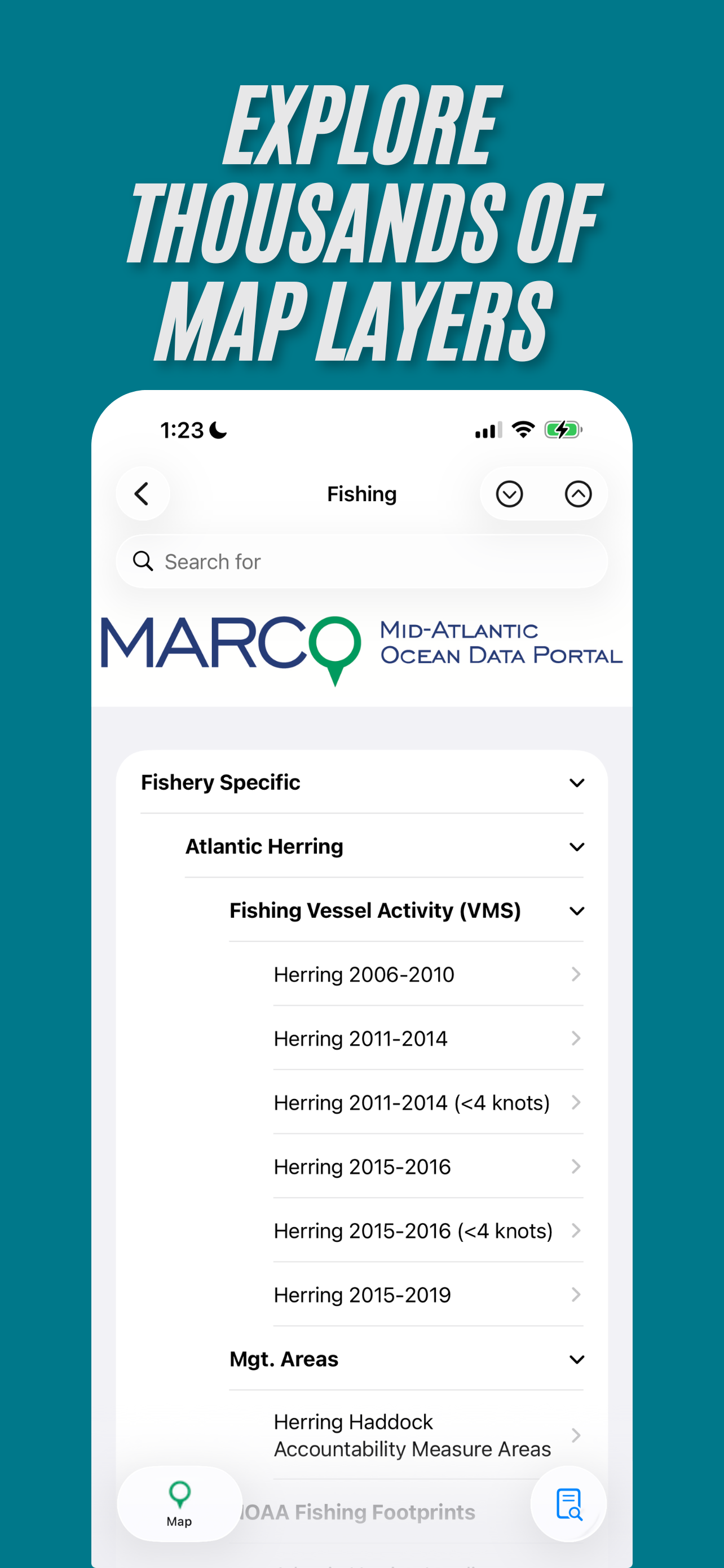 MARCO Ocean Maps