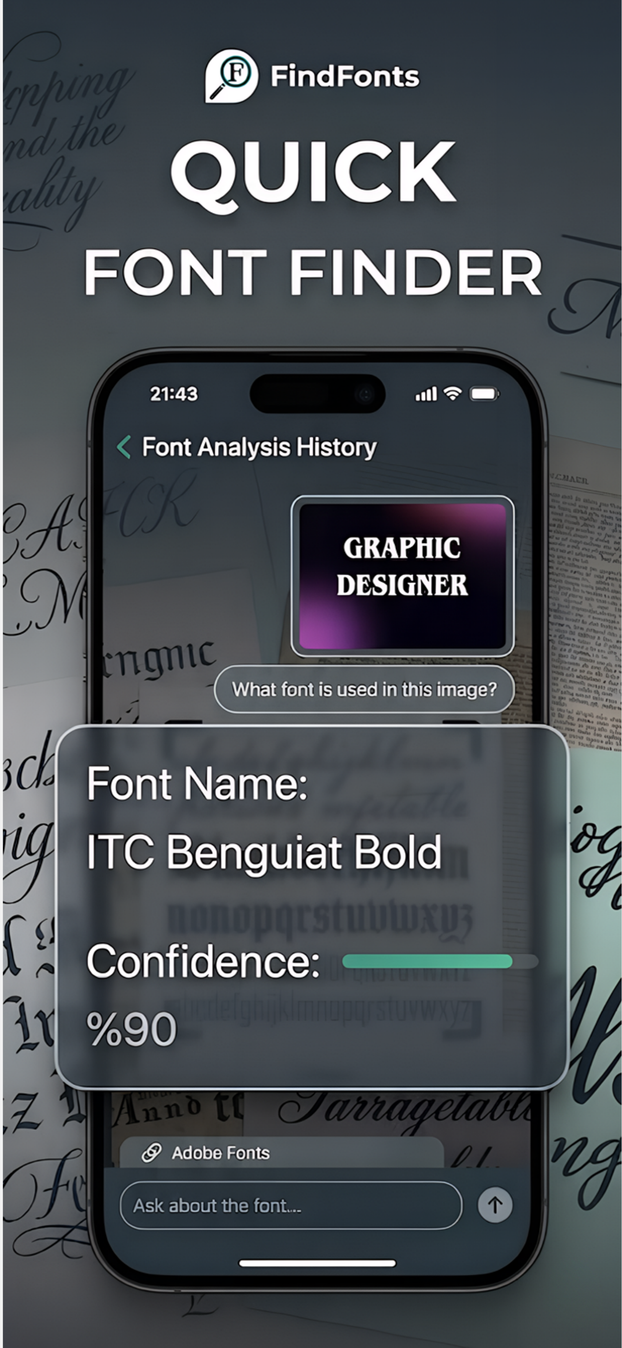 Fonti: Font Finder Ai screenshot 4