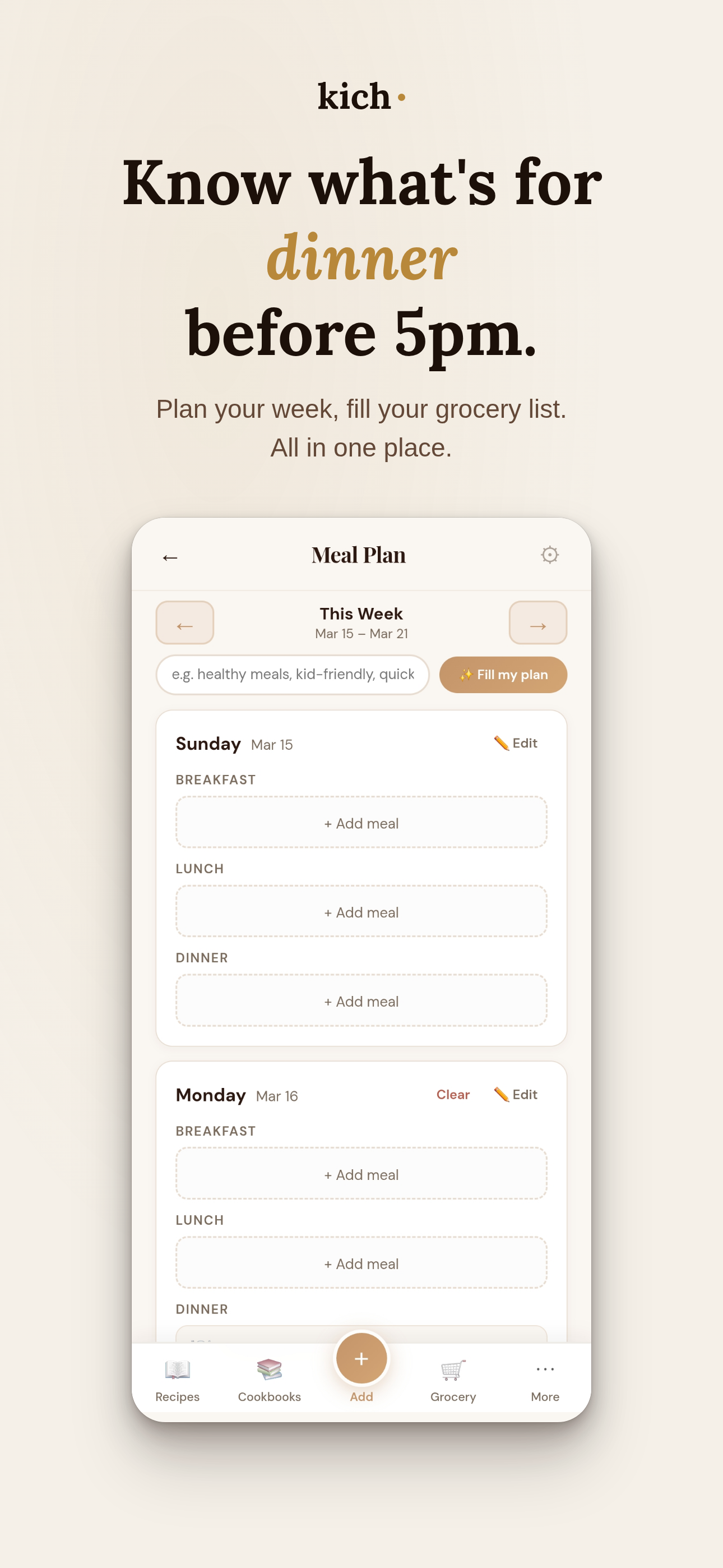Kich: Recipe Keeper & Scanner