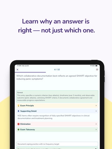 Behavioral Health Pocket Study iPad screenshot