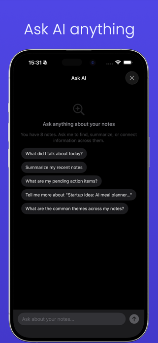 Prism - AI Voice Notes Screenshot 9 of 9