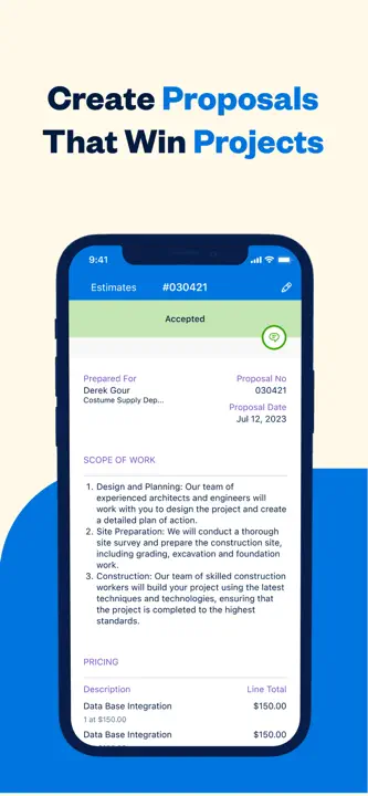 FreshBooks Invoicing Appのスクリーンショット（6/7）