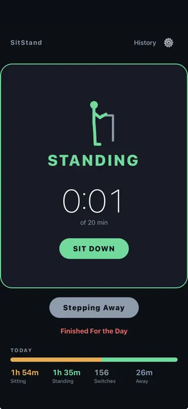 Sit - Stand screenshot 1 of 9