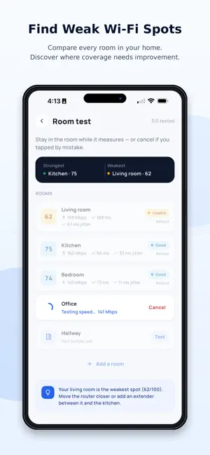 Wi-Fi Range & Speed Tester screenshot 4