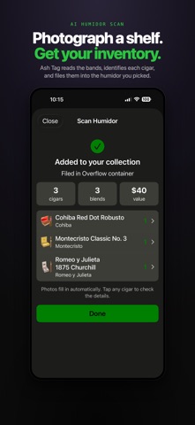Ash Tag - AI Cigar Collection Screenshot 2 of 10