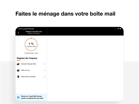 Screenshot #6 pour Mail Orange - Messagerie email