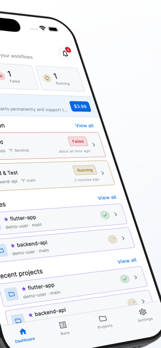 GitFlow : GitHub Actions Screenshot 2 of 6
