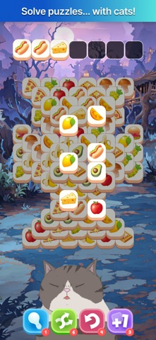 Triple Tile : Fat Cats Home iPhone screenshot