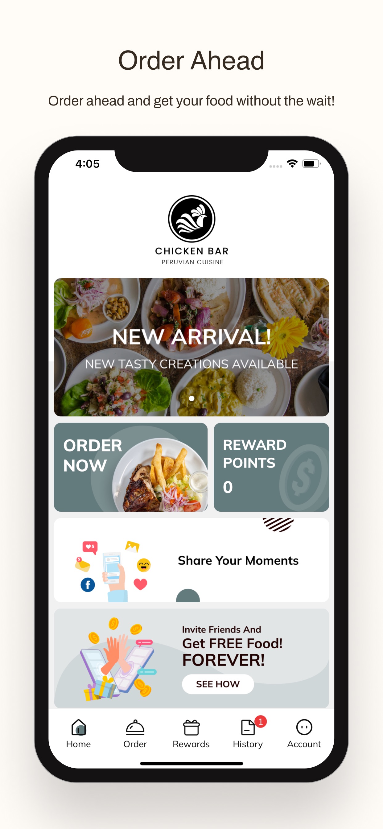 Screenshot 1 of Chicken Bar MD