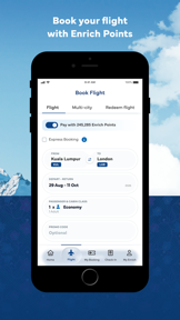 Malaysia Airlines screenshot
