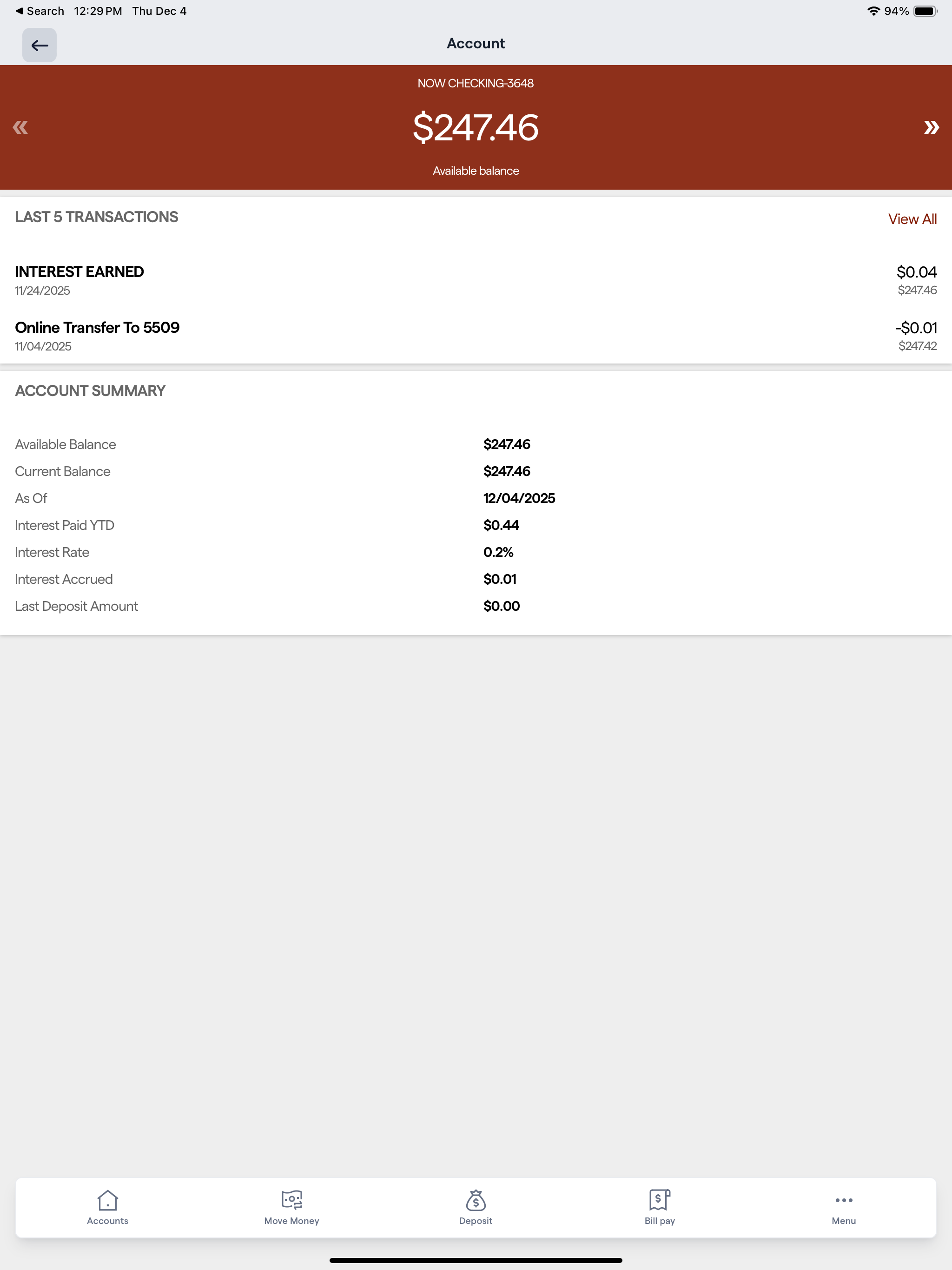 Homeland Bank Mobile screenshot 10