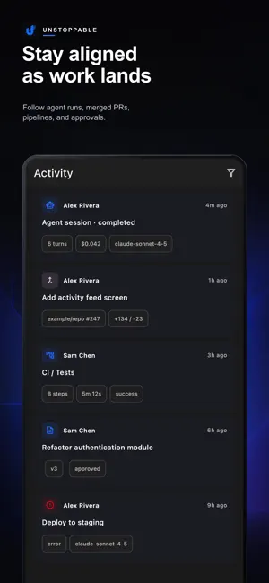 Unstoppable AI - AI Agents screenshot 2