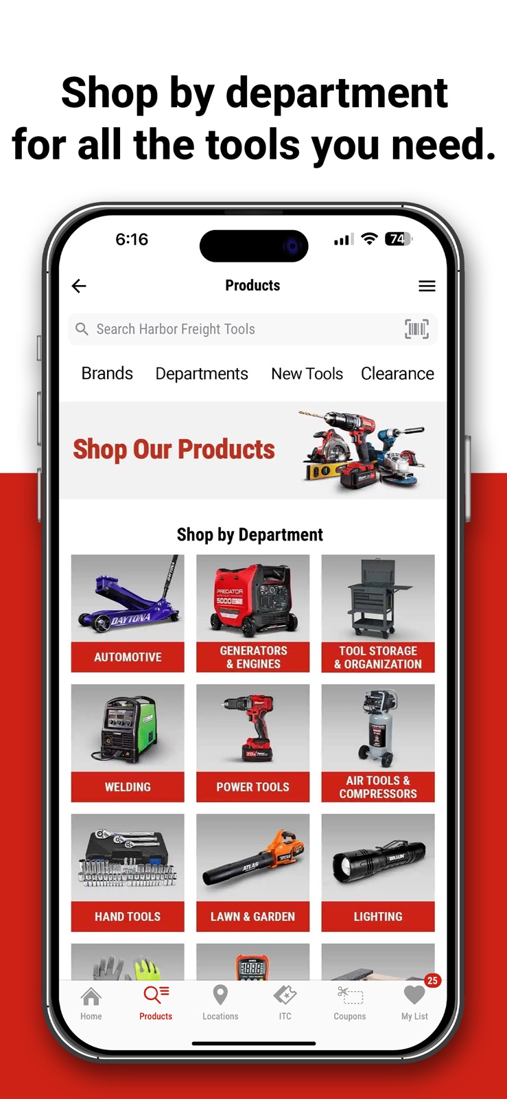 Harbor Freight Tools iphone screenshot 2