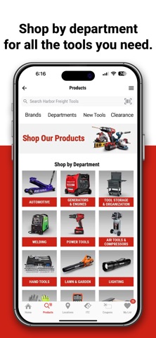 Harbor Freight Tools iPhone screenshot