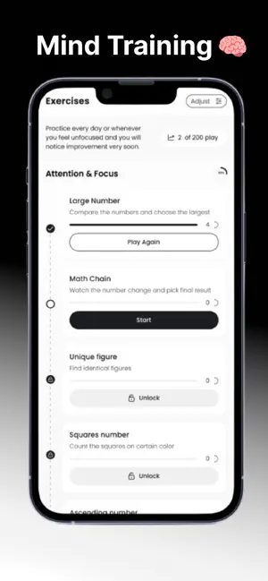 Memory & Focus Trainer screenshot 1