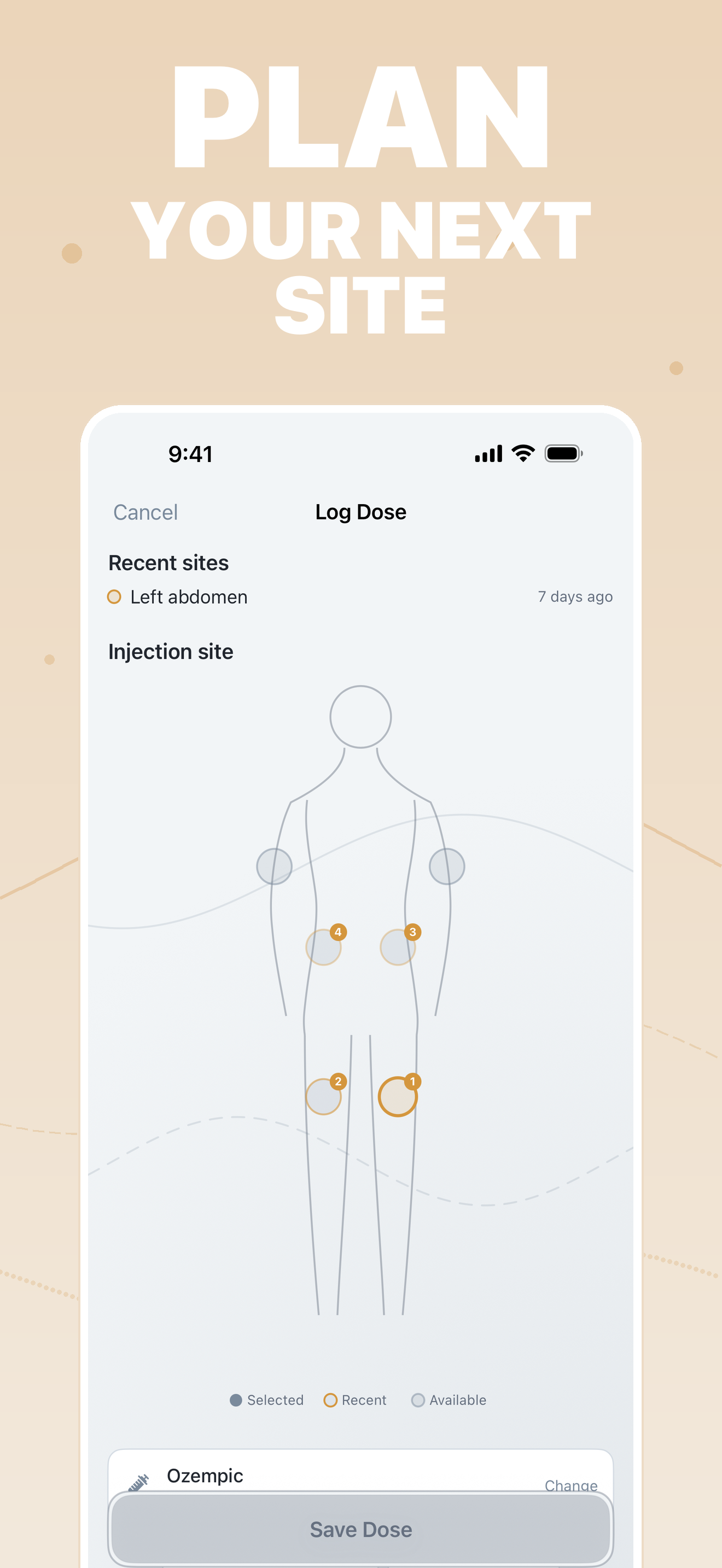 DosePen: GLP-1 Tracker screenshot 3