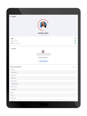 App screenshot