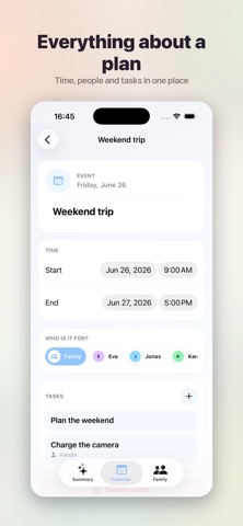 Loopla: Family Organizer iPhone screenshot
