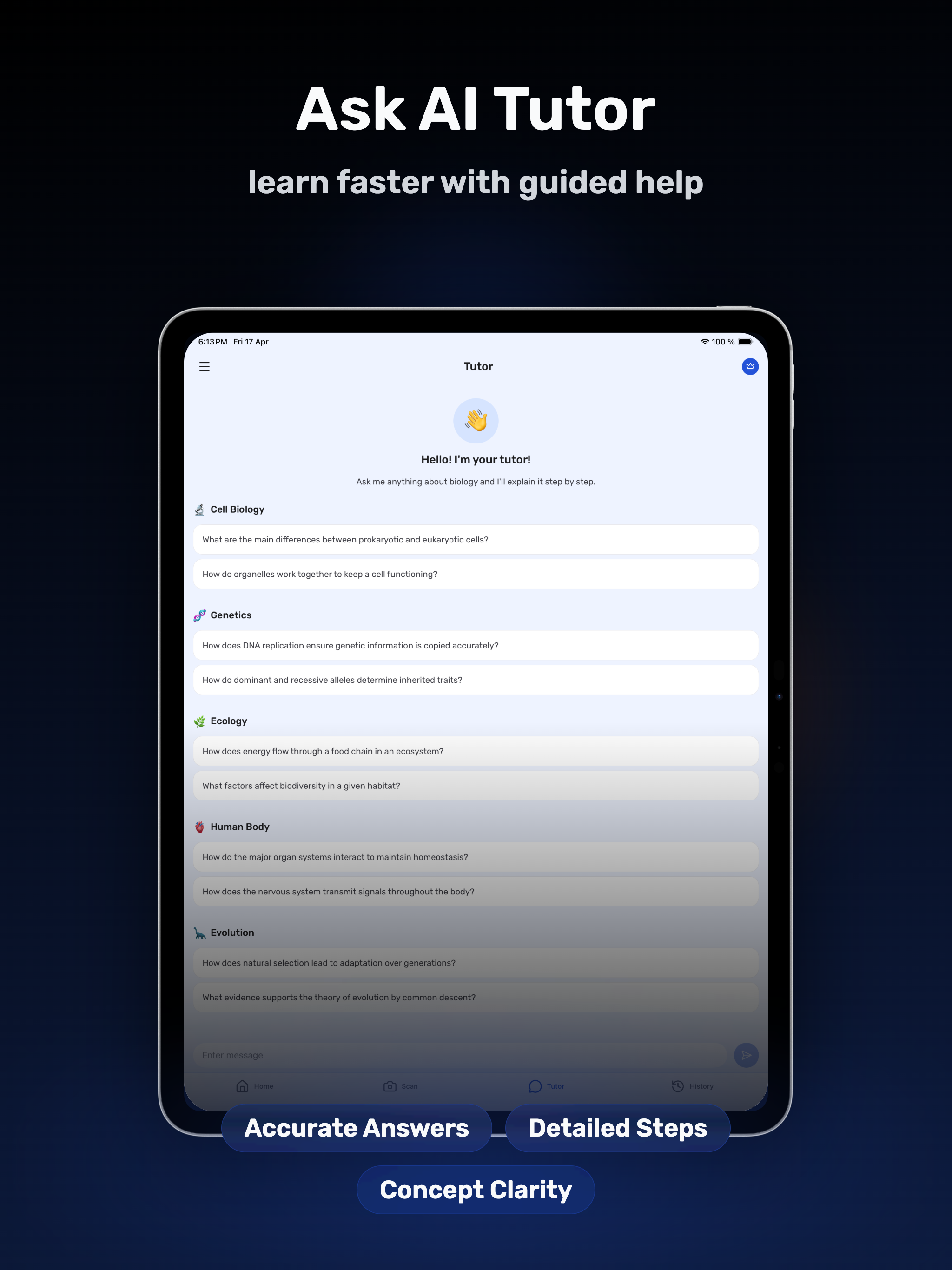 Biology AI: Homework Solver +