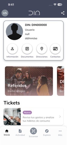 DIN APP screenshot