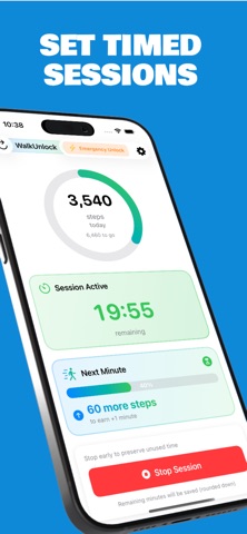 WalkUnlock: Reduce Screen Time screenshot