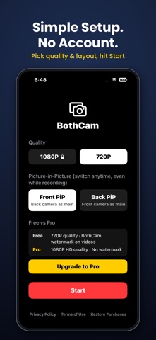 BothCam: Front & Back Video Screenshot 3 of 4
