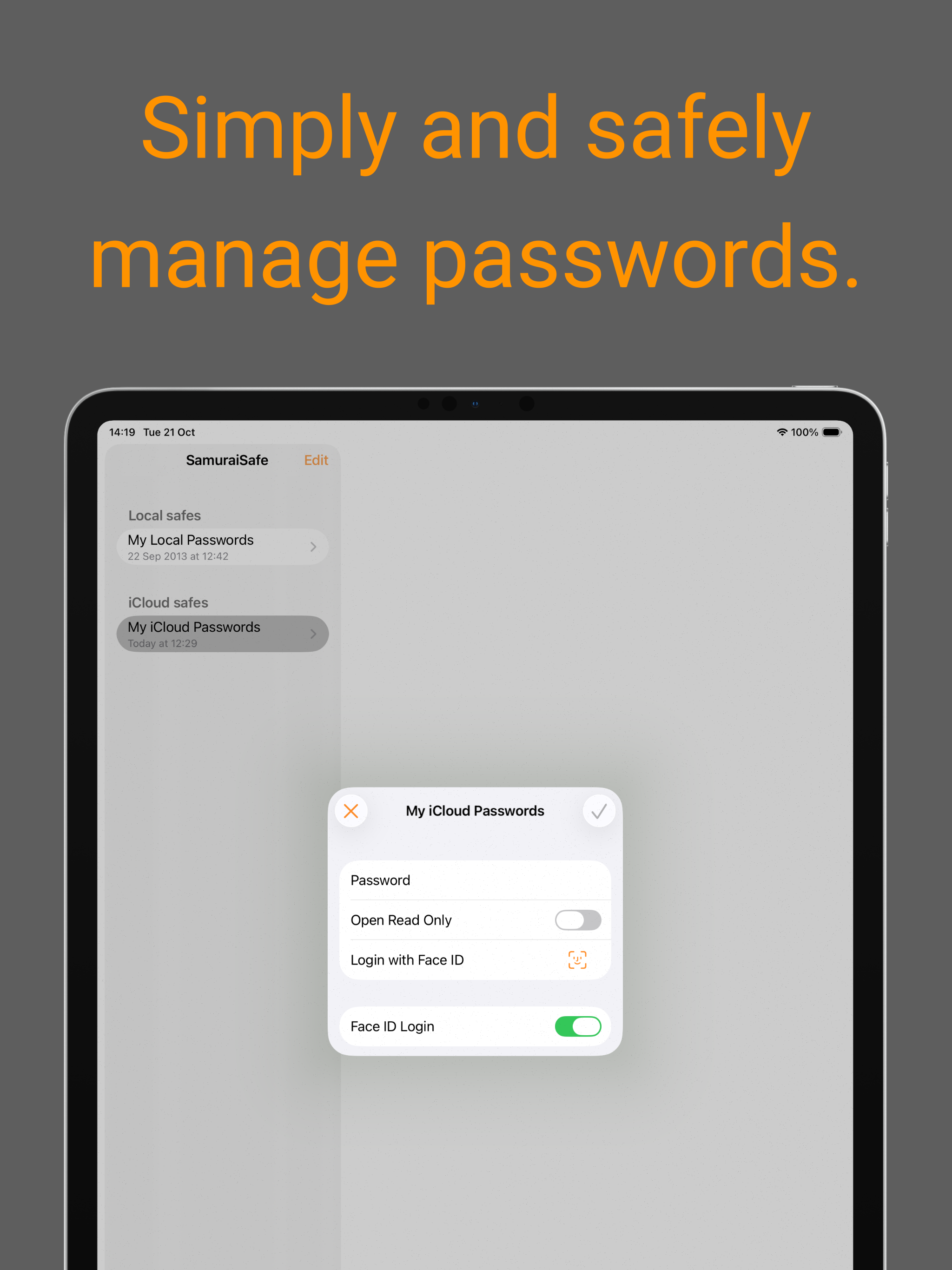 SamuraiSafe Password Manager screenshot 9