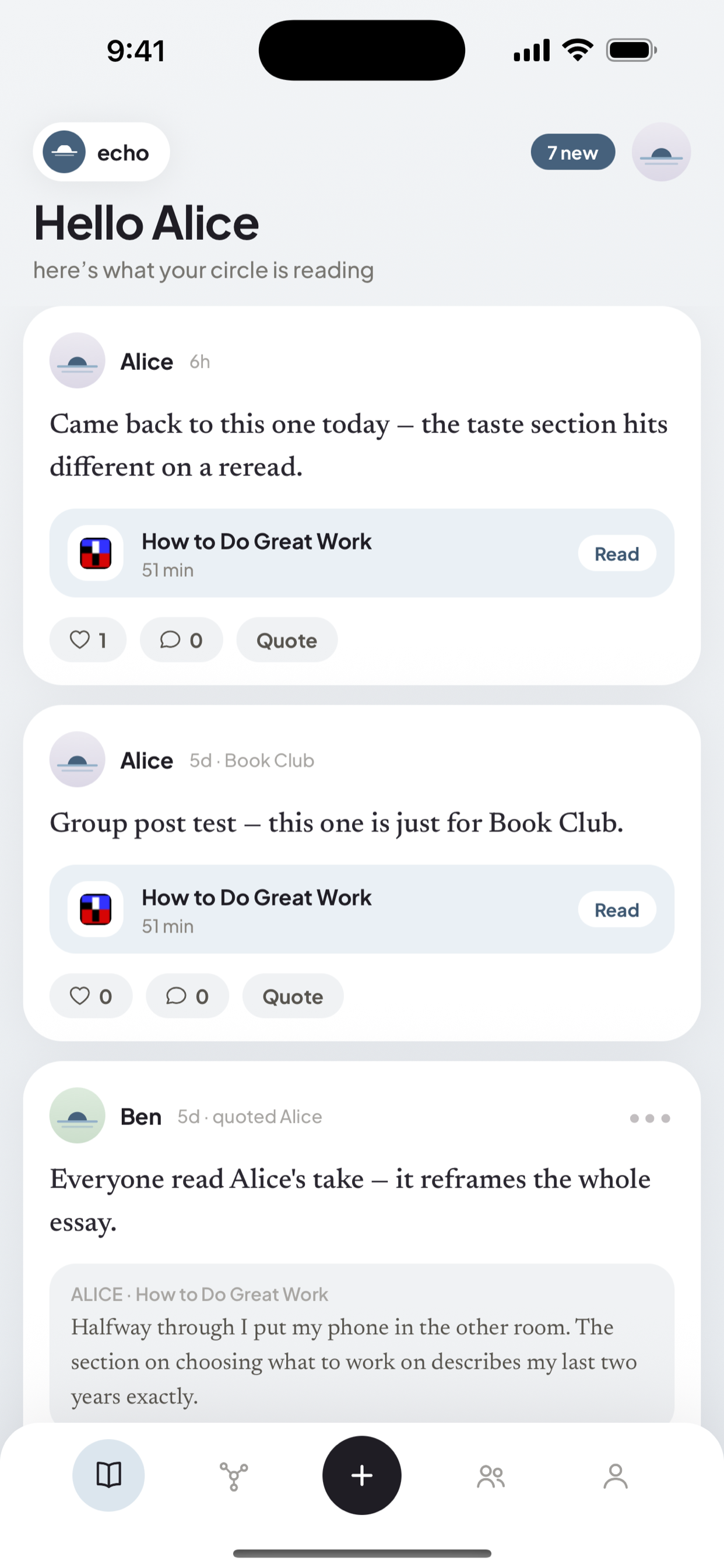 Echo: Idea Sharing/Reflection screenshot 6
