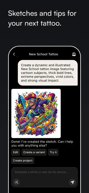 Inksquad: AI Tattoo Designer screenshot 2