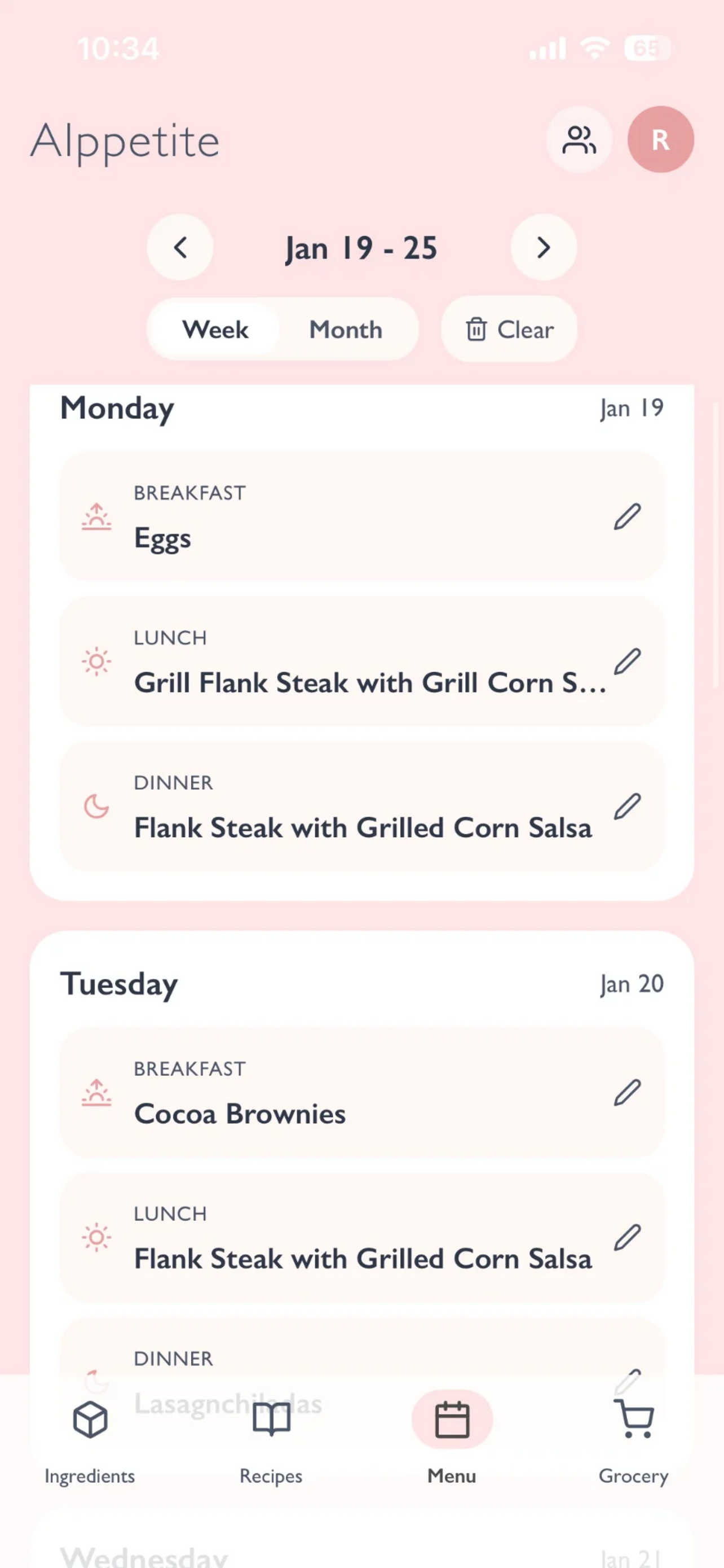 AIppetite-AI Menu Planning