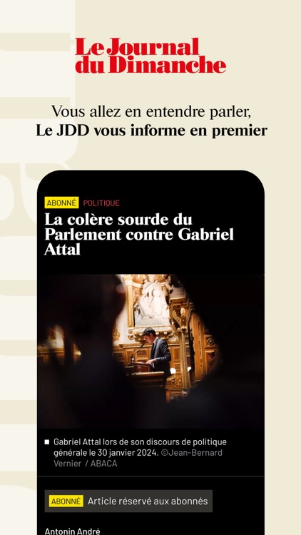 Le JDD : actualités et info screenshot-0
