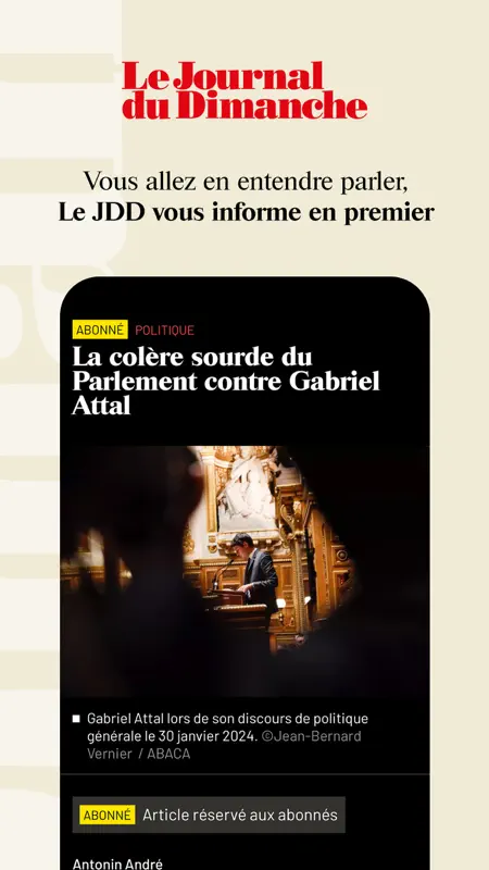Le JDD : actualités et info screenshot 1 of 9