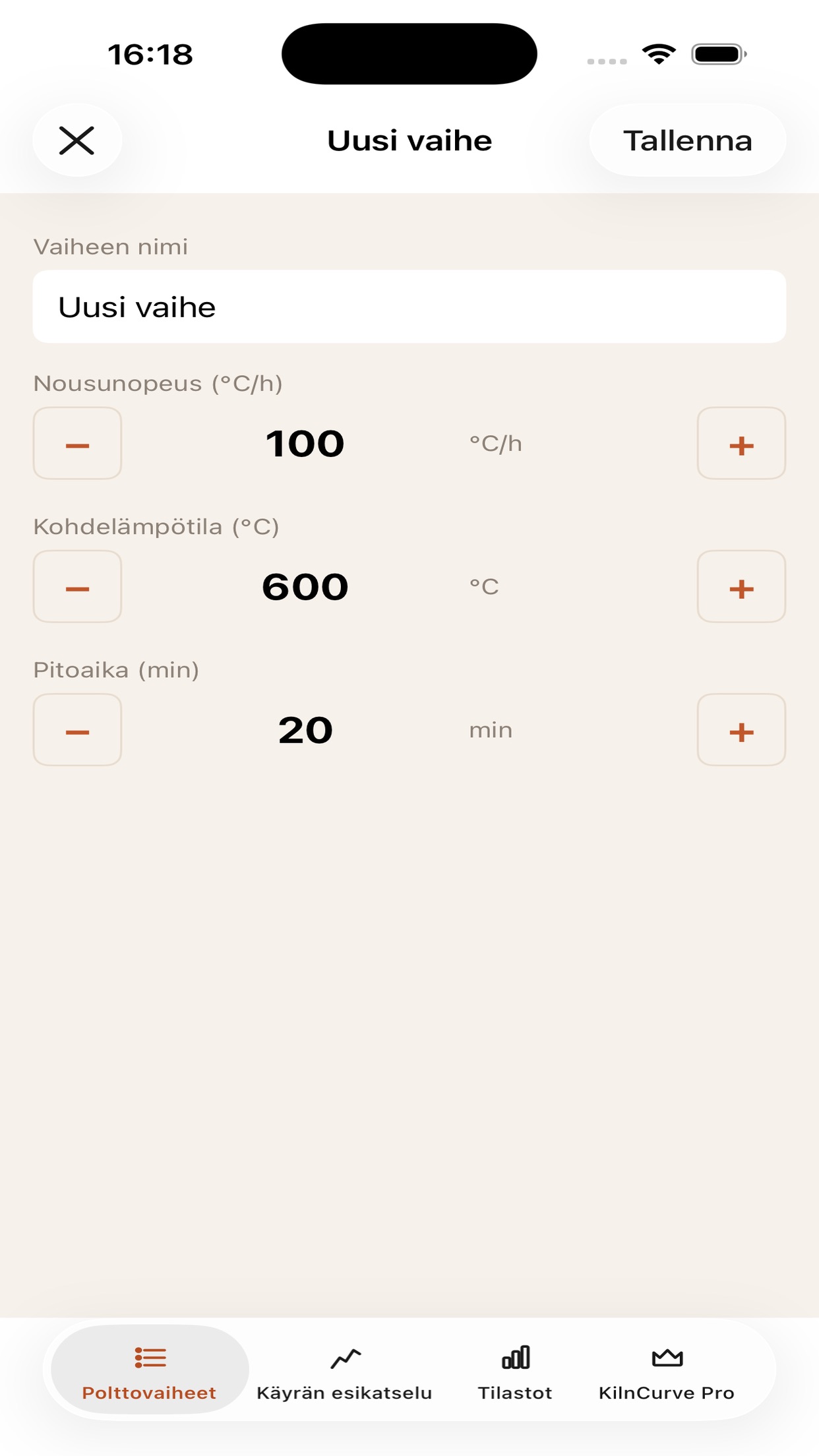 Screenshot 5 of KilnCurveDesigner