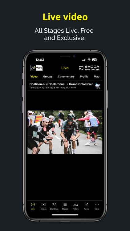 SBS ŠKODA Tour Tracker