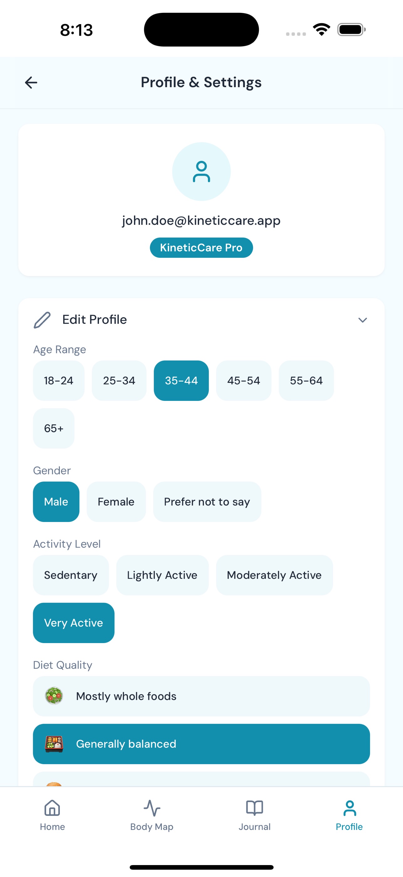 Screenshot 4 of KineticCare