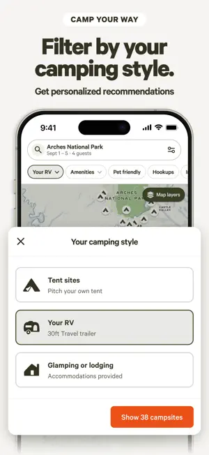 Hipcamp: Camping, RVs & Cabins screenshot 6