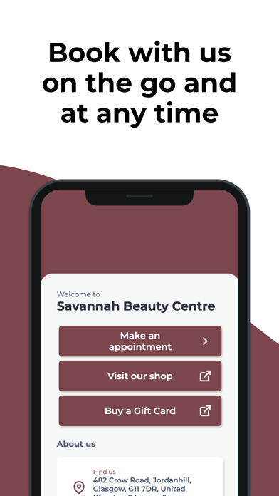 Savannah Day Spa Screenshot
