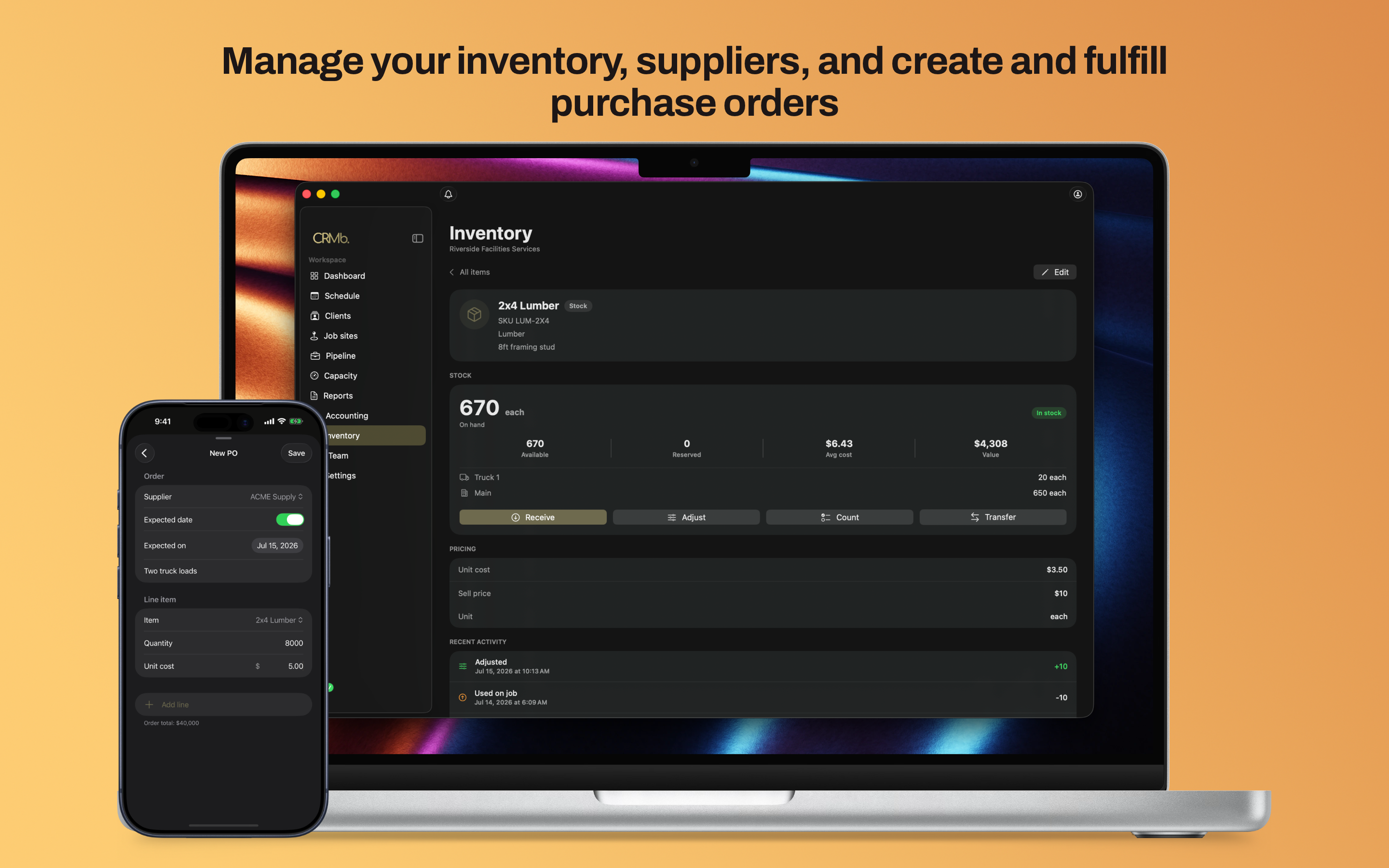 CRMb: CRM & Project Scheduler screenshot 25