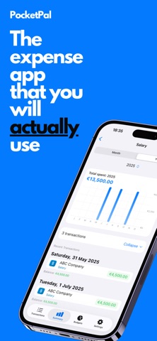 PocketPal - Expense Tracker Screenshot 1 of 5