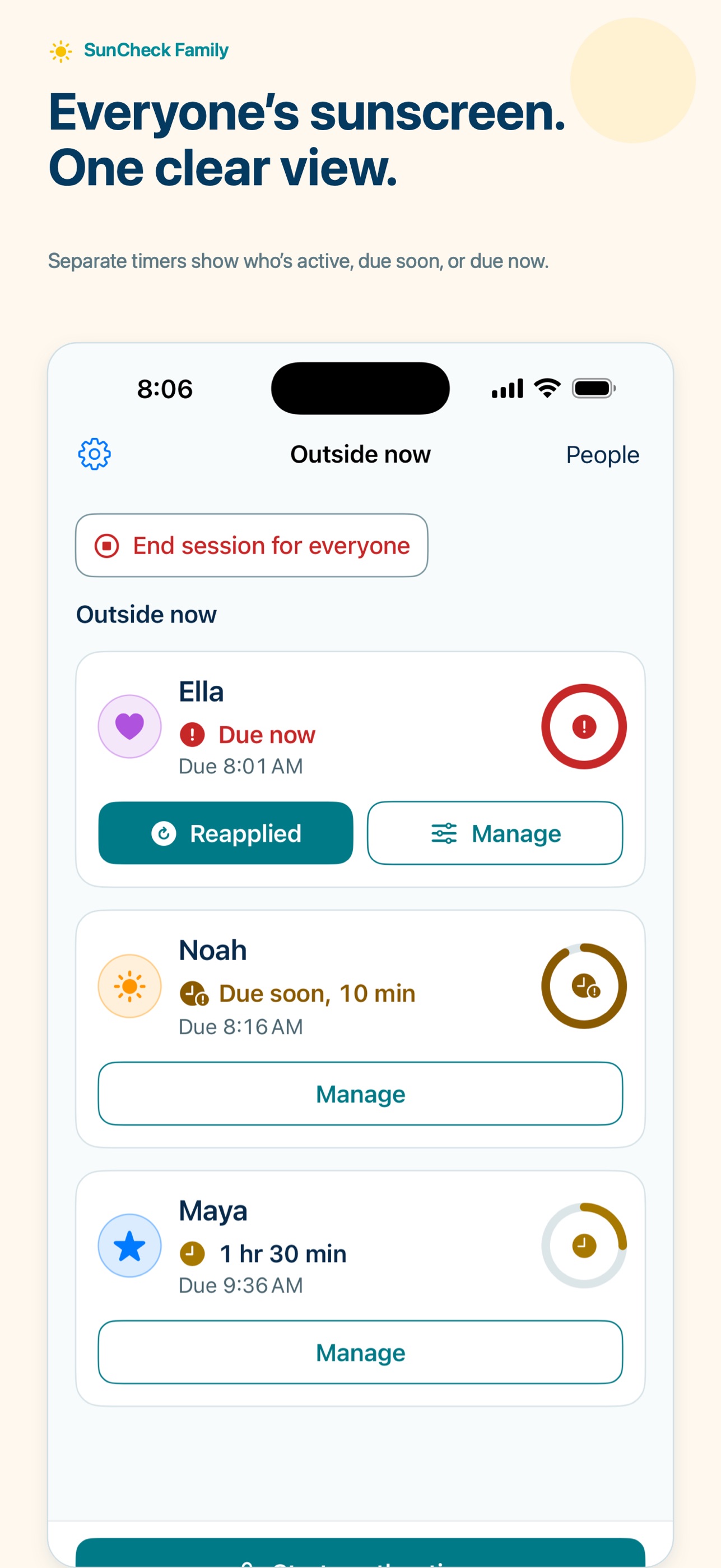 Screenshot 1 of SunCheck Family