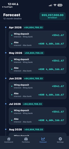 Personal Investment Tracker screenshot