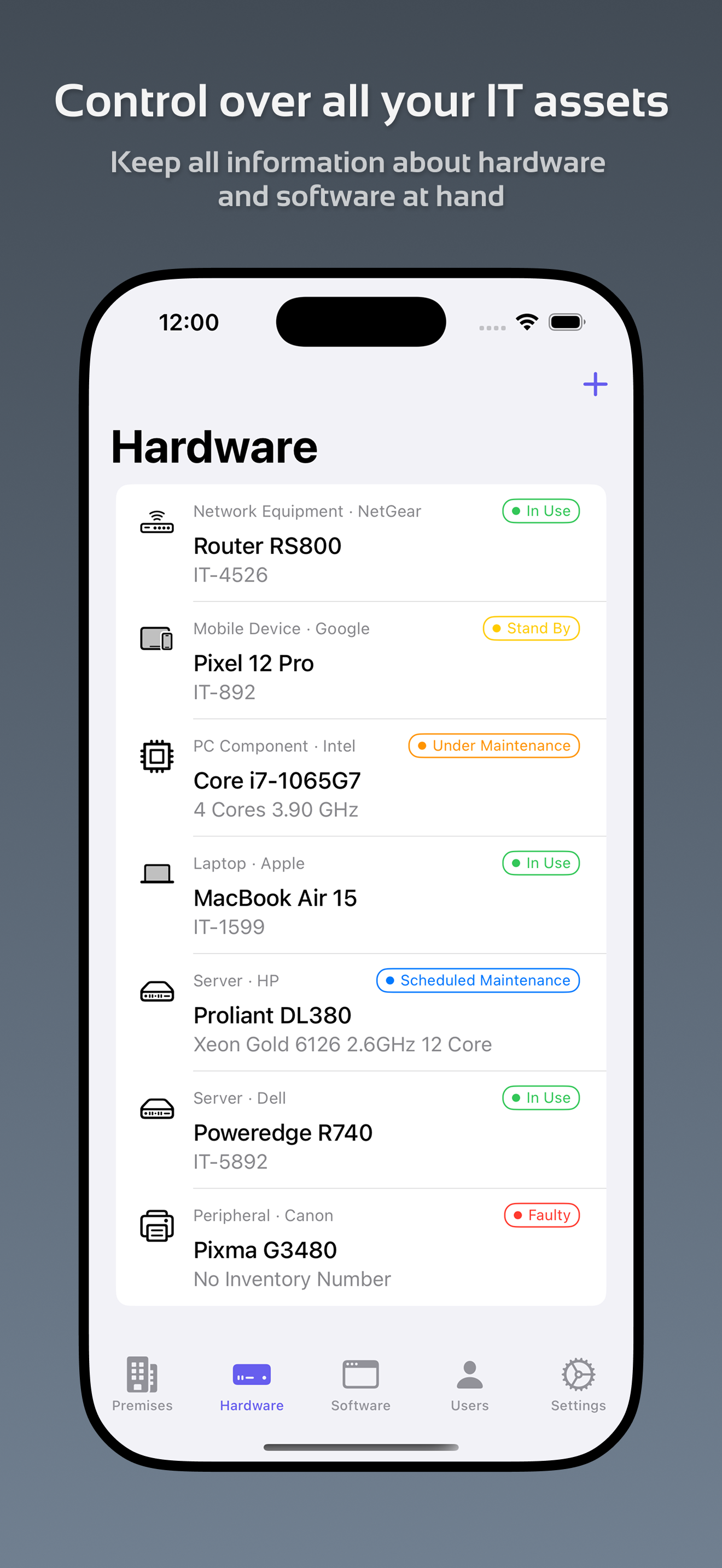 IT Asset Tracker screenshot 1