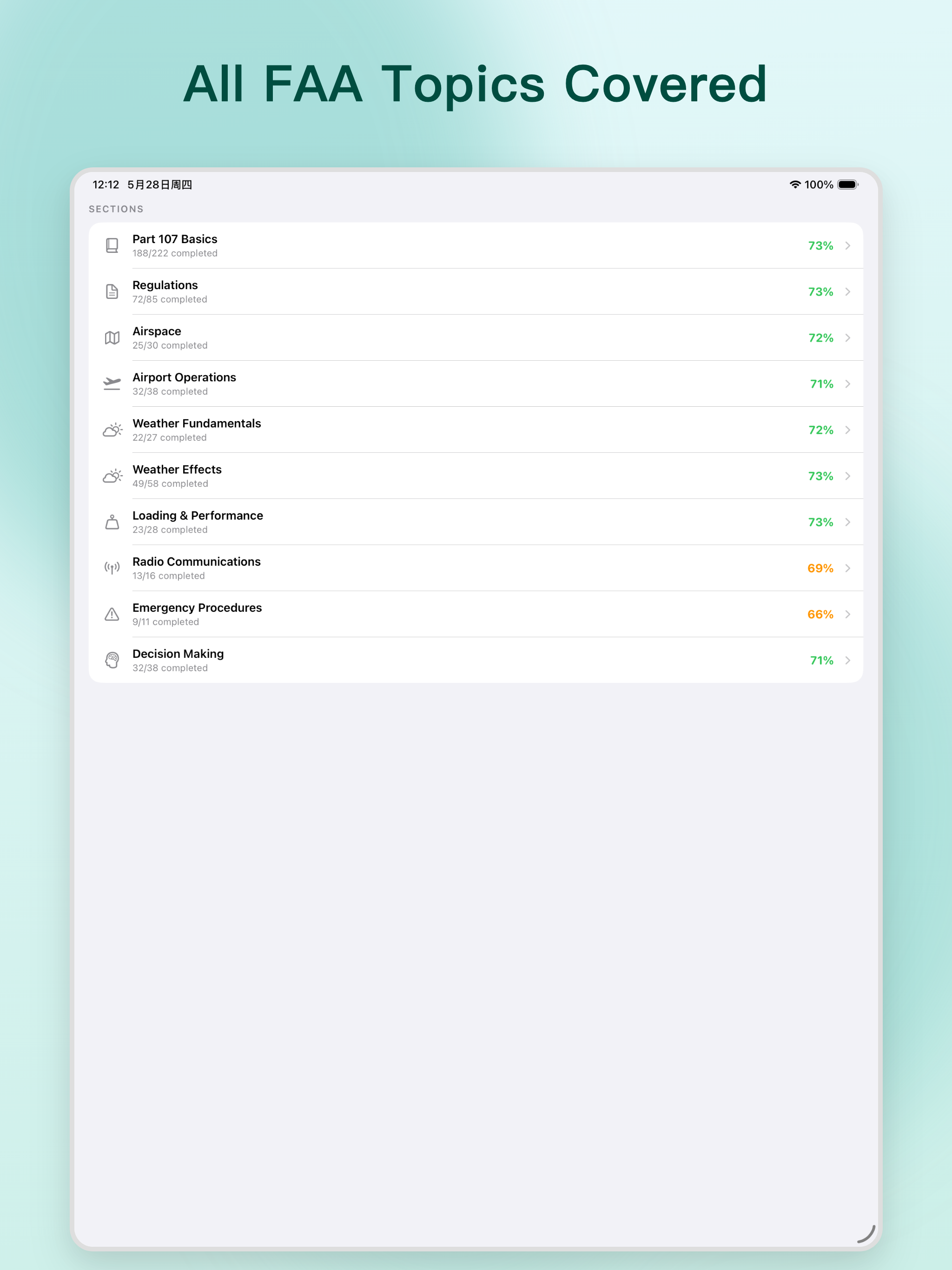 Part 107 - FAA Drone Exam Prep screenshot 15