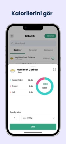 Kalori Sayacı & Diyet Takibi screenshot