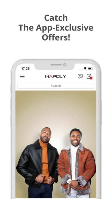 Napoly Menswear Screenshot