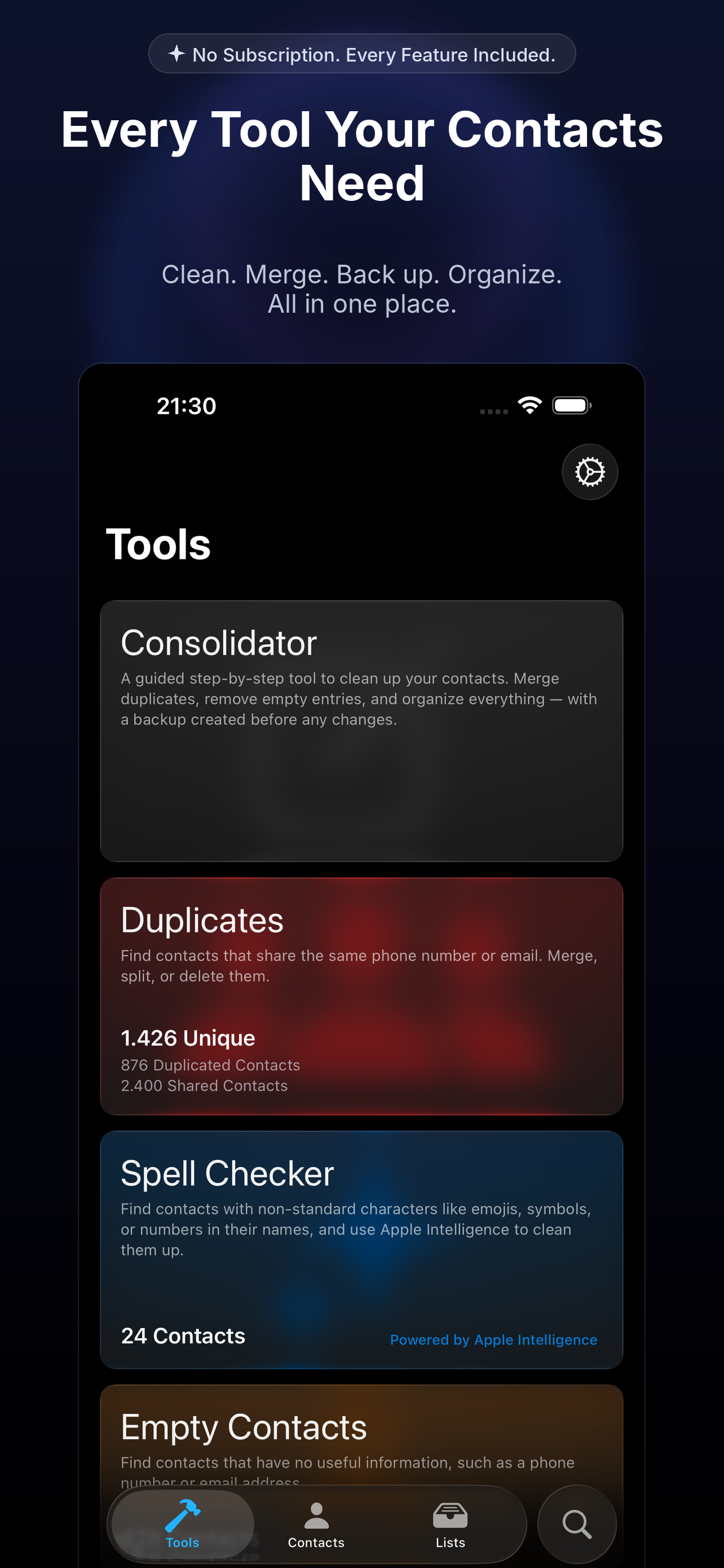 Contaxs - Contacts Cleaner screenshot 9