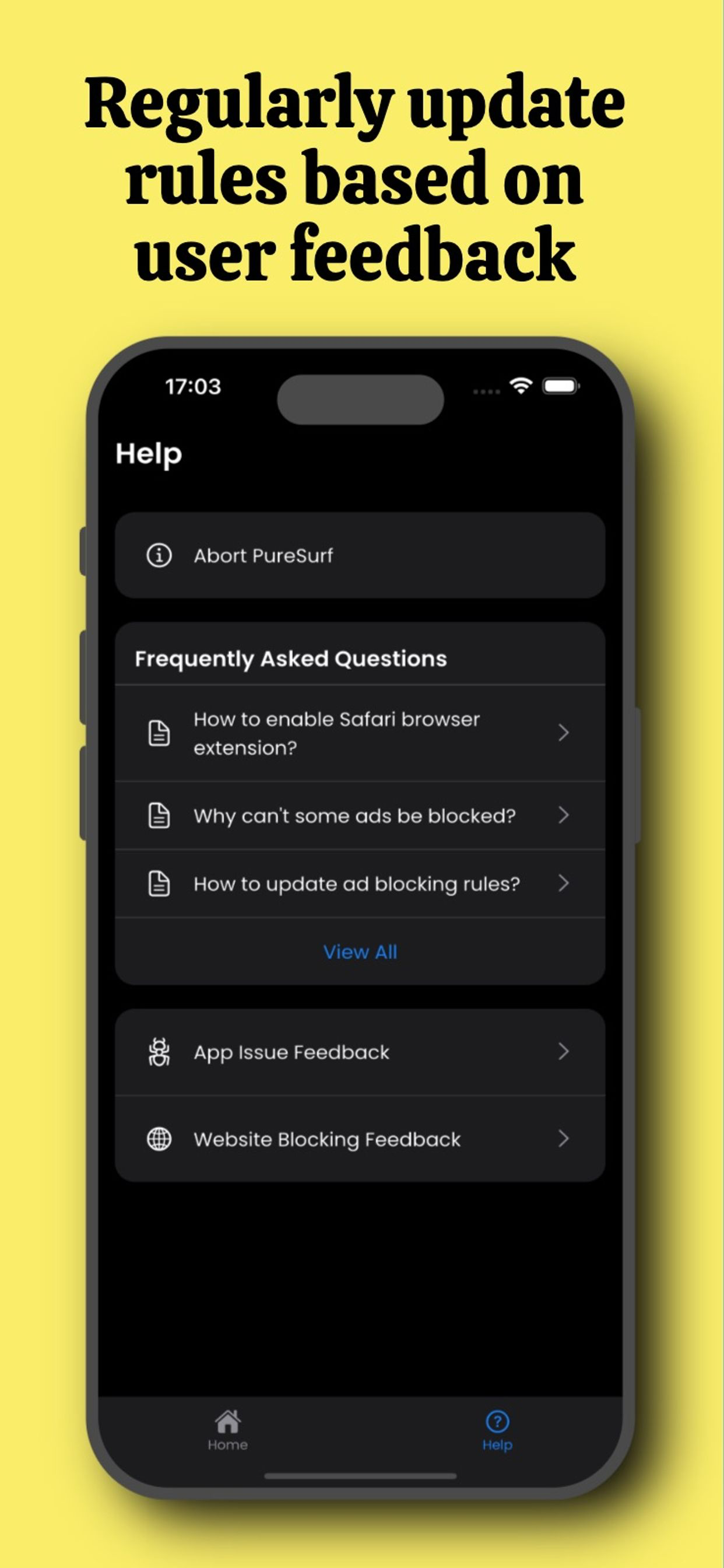 PureSurf: Browser Ad Blocker screenshot 4