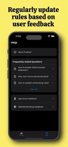 PureSurf: Browser Ad Blocker Screenshot 4 of 4