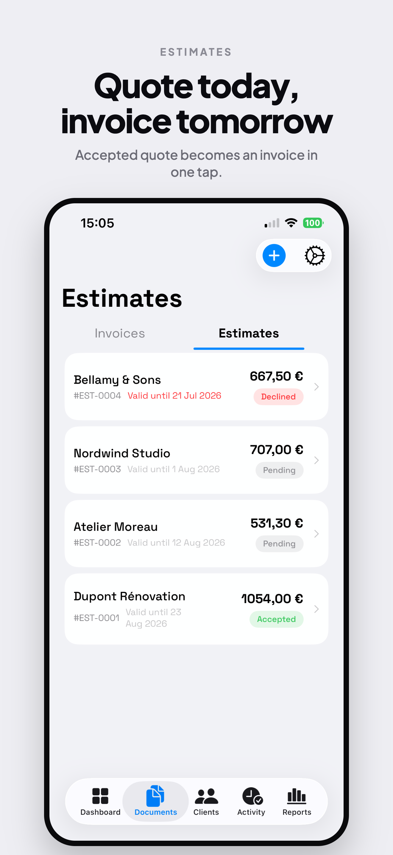 Invoice Maker: Simplebooks screenshot 3